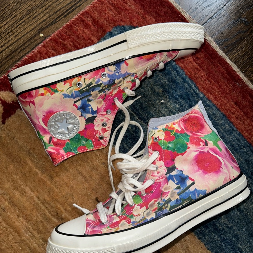 Converse Chuck Taylor 70 All Star High Top Floral Print Sneakers